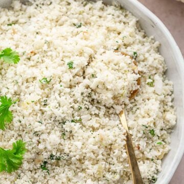 cauliflower rice.