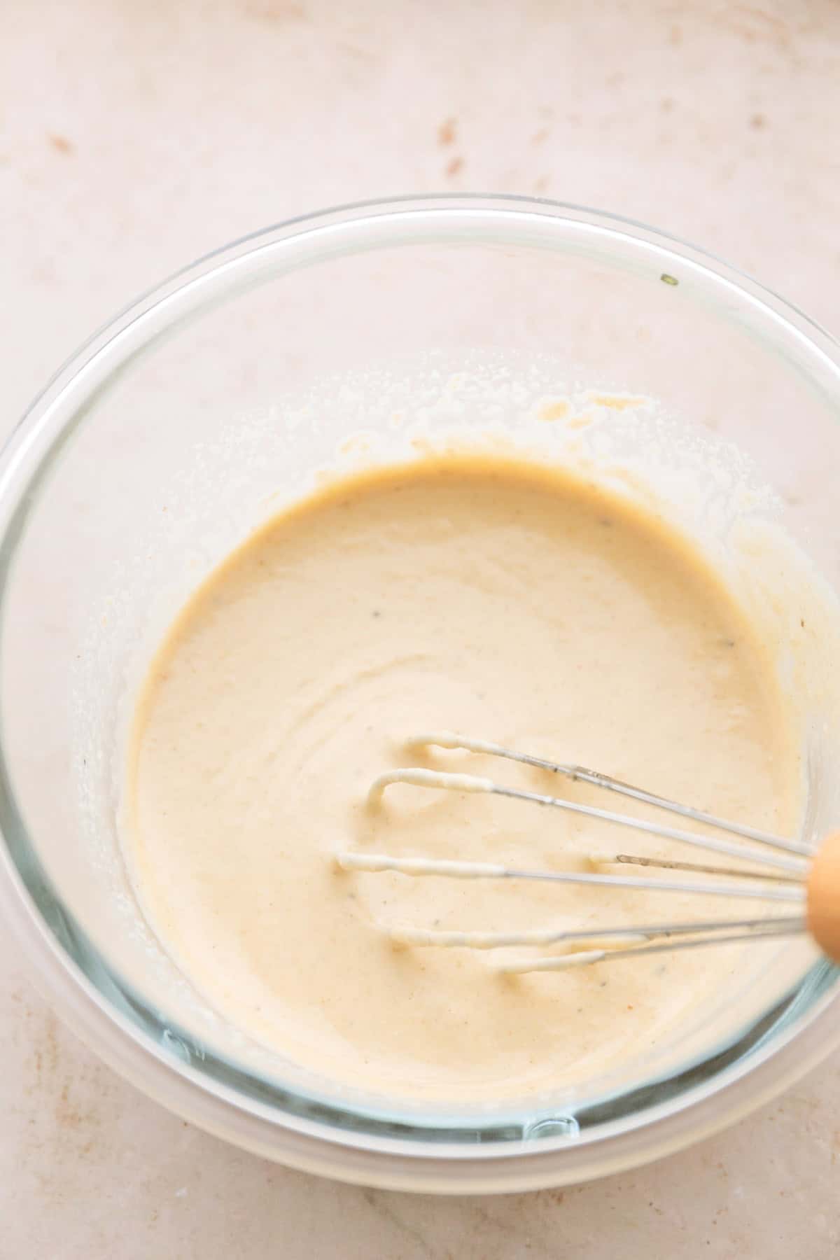 Tahini lemon sauce.