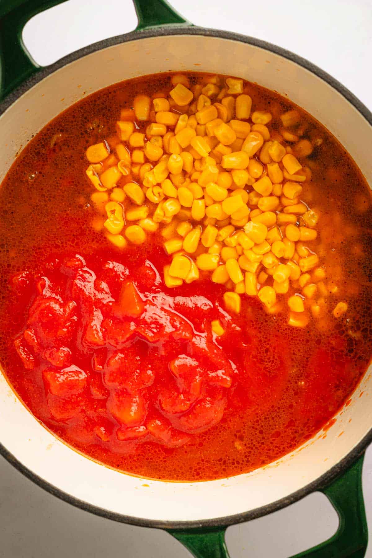 Shell Pasta and sauce.
