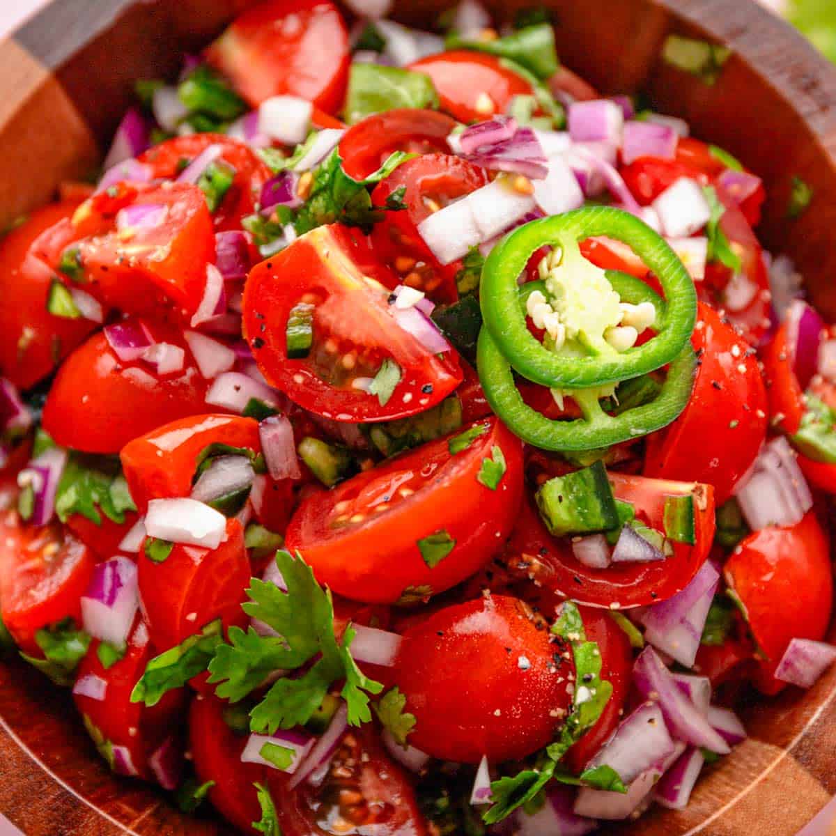 THE BEST Cherry Tomato Pico de Gallo.
