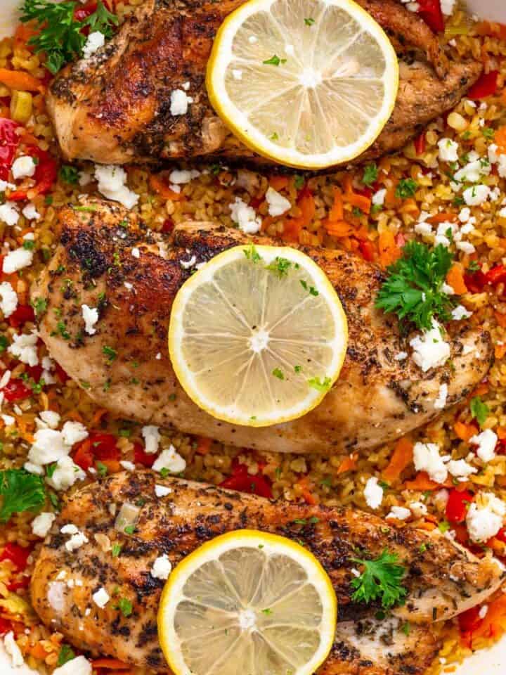 chicken bulgur pilaf