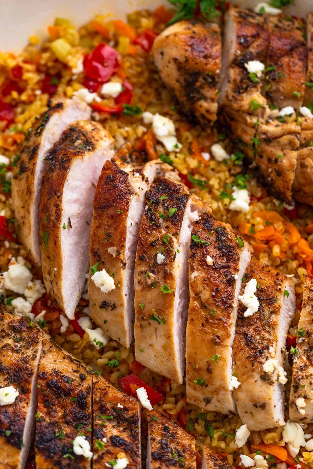 chicken bulgur pilaf