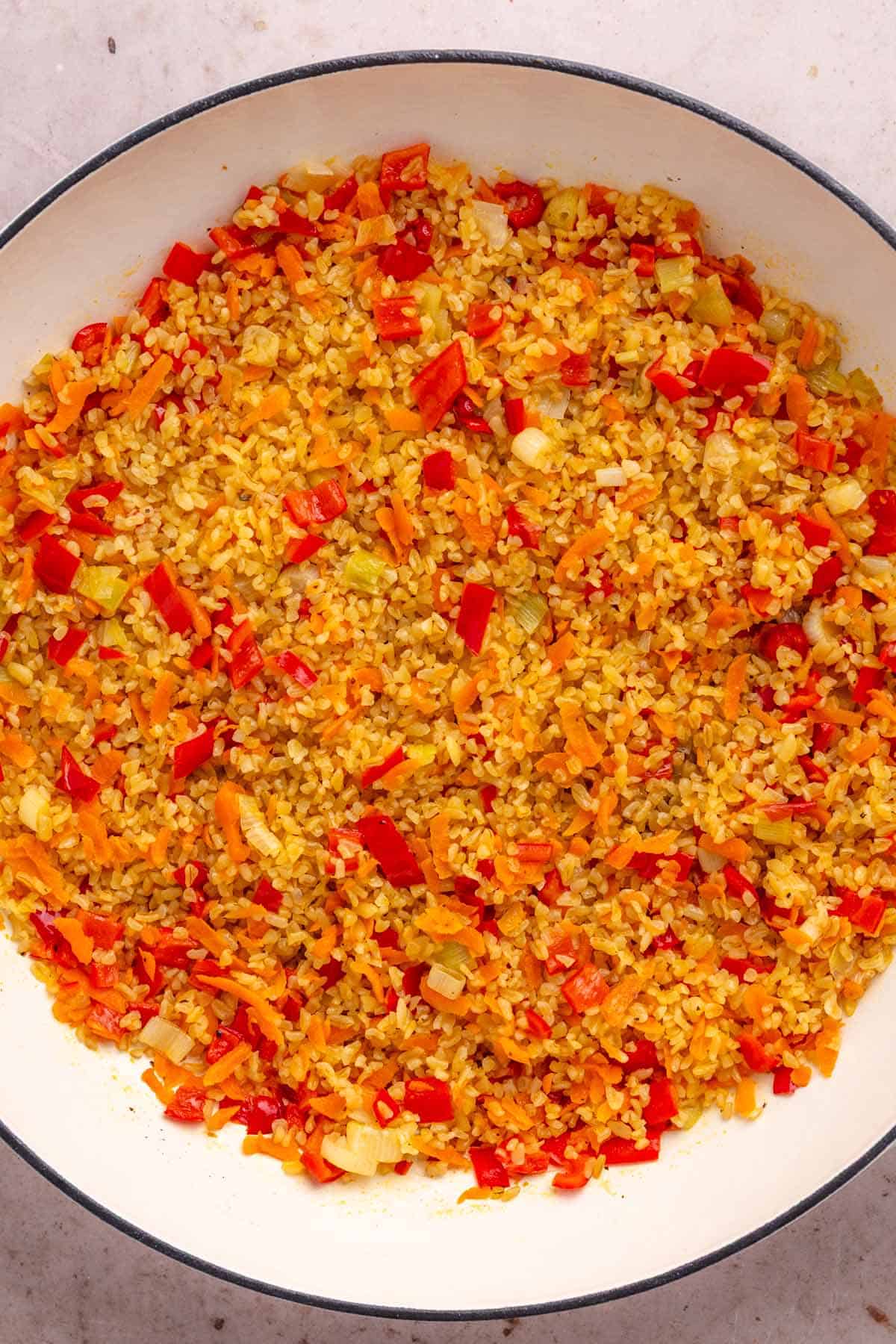 chicken bulgur pilaf