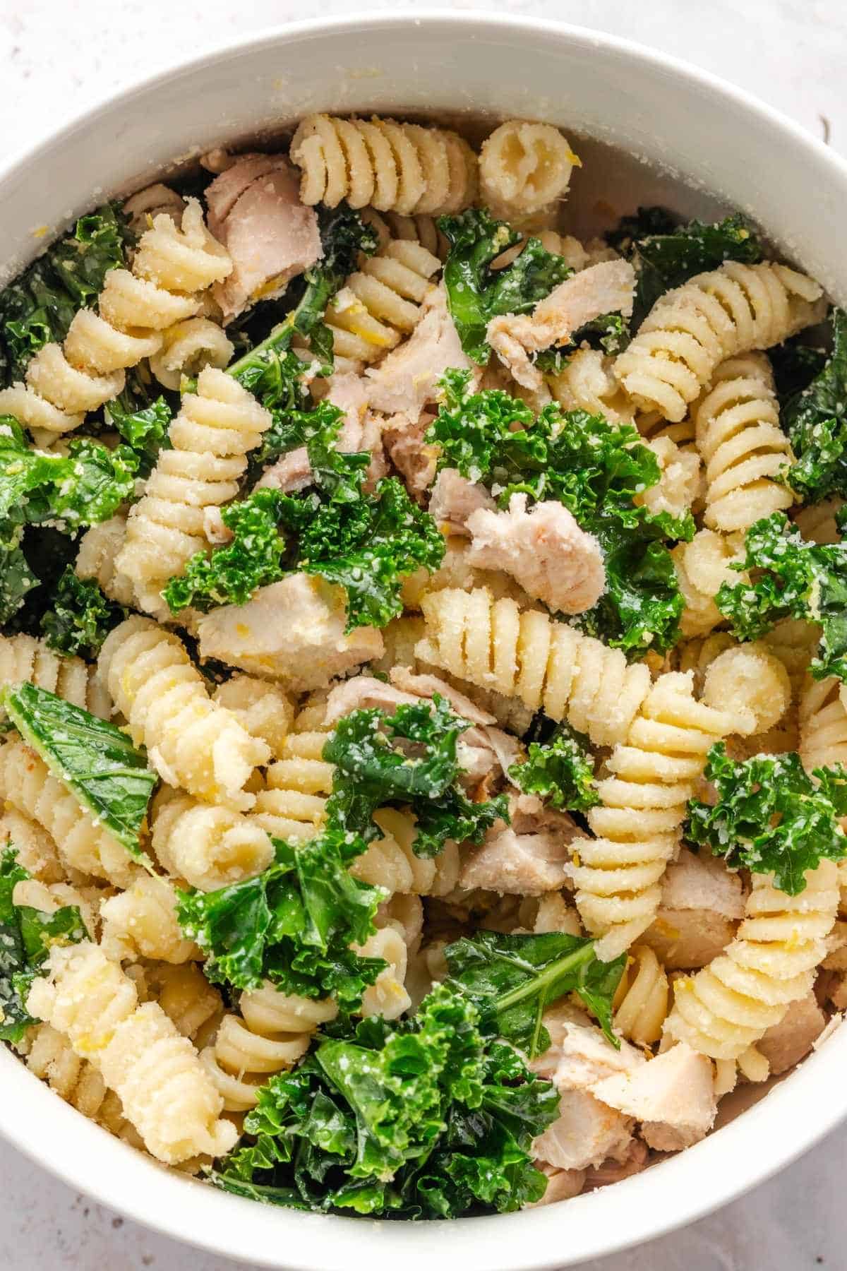 pasta with kale.