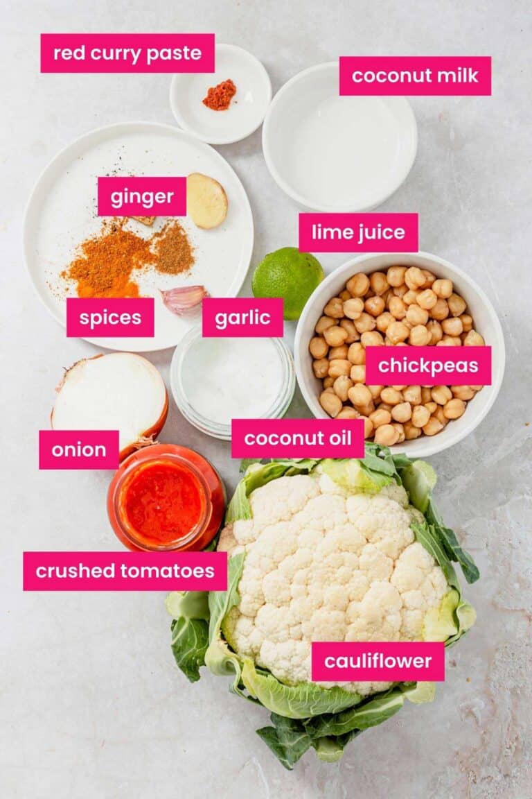 Creamy Vegan Chickpea Cauliflower Curry - The Yummy Bowl
