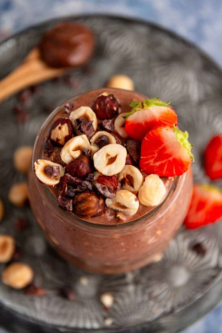 Nutella Add Chocolate Overnight Oats (For Nutella Lover!)