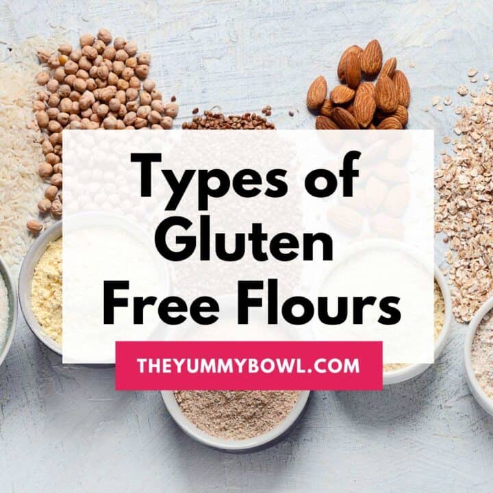 types of gluten free flours.