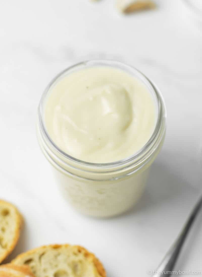 gluten free Cream of Chicken Soup in a glass jar