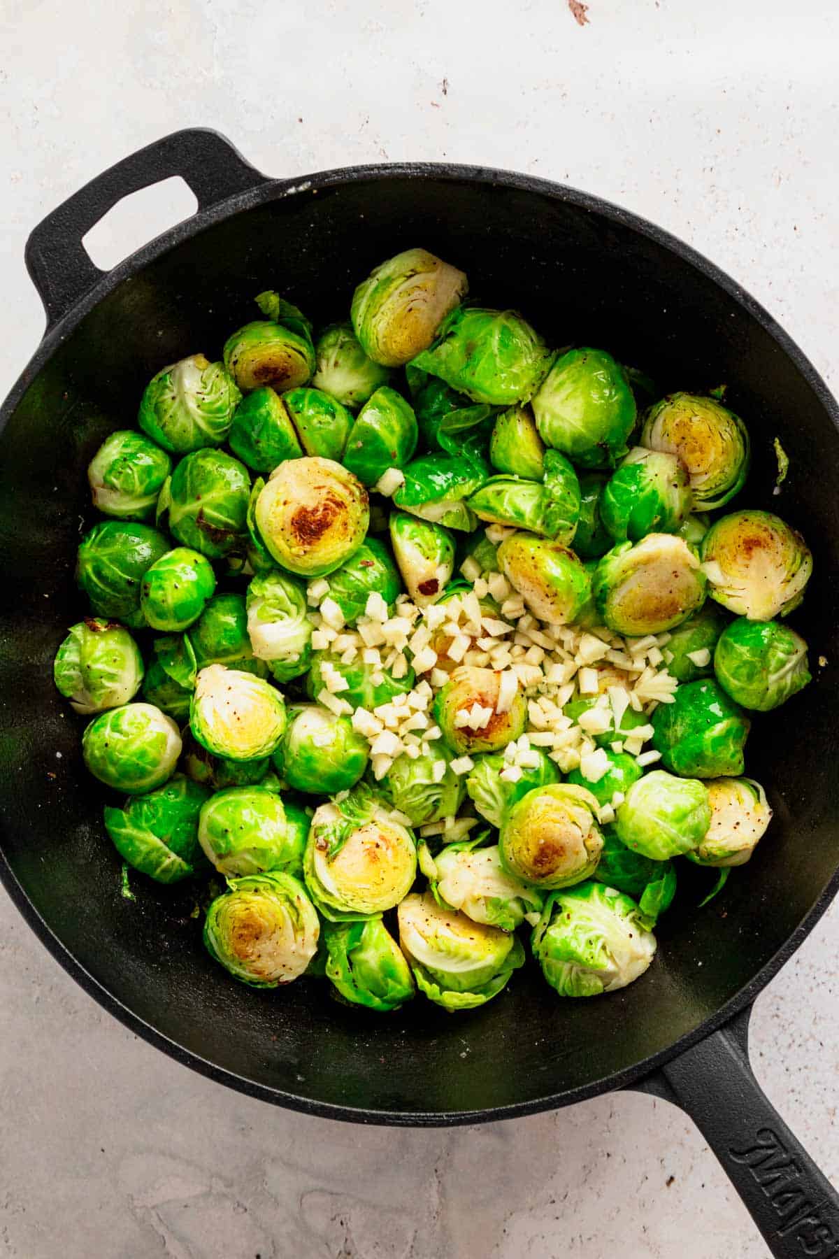 brussel sprouts skillet.
