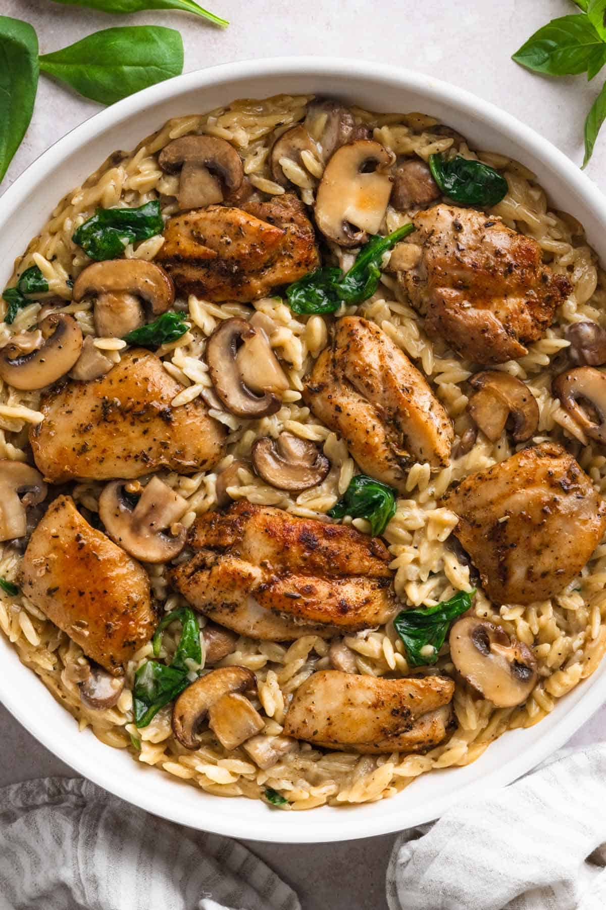 30-Minute Creamy Chicken Orzo Skillet (One-Pot Comfort Food)