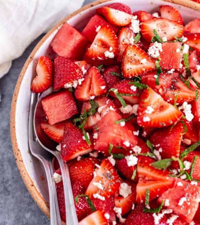 Strawberry Watermelon Salad