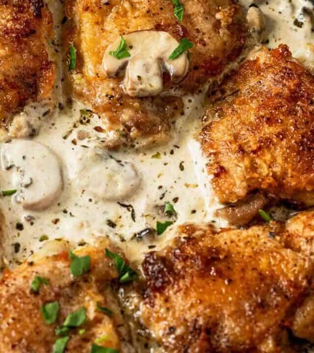 Creamy Mushroom Chicken Thighs