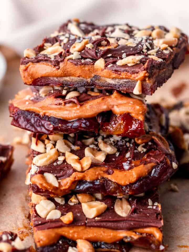 A stack of Date Bars (Date Snickers.