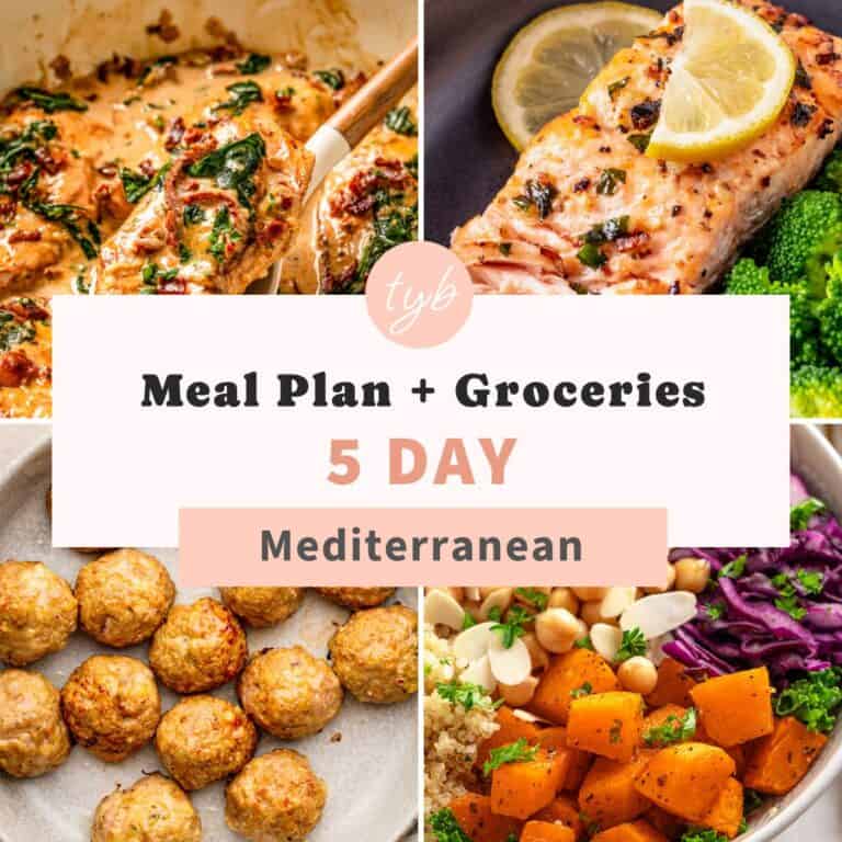 Easy Mediterranean Meal Plan for Busy Weeknights (Beginner Friendly)