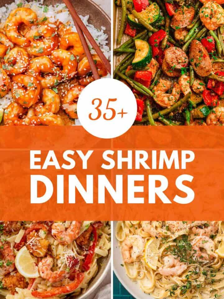 Best shrimp dinner recipes with fresh or frozen shrimp.
