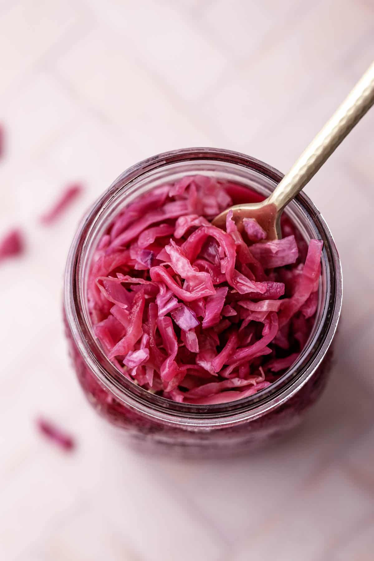 Fermented Red Cabbage.