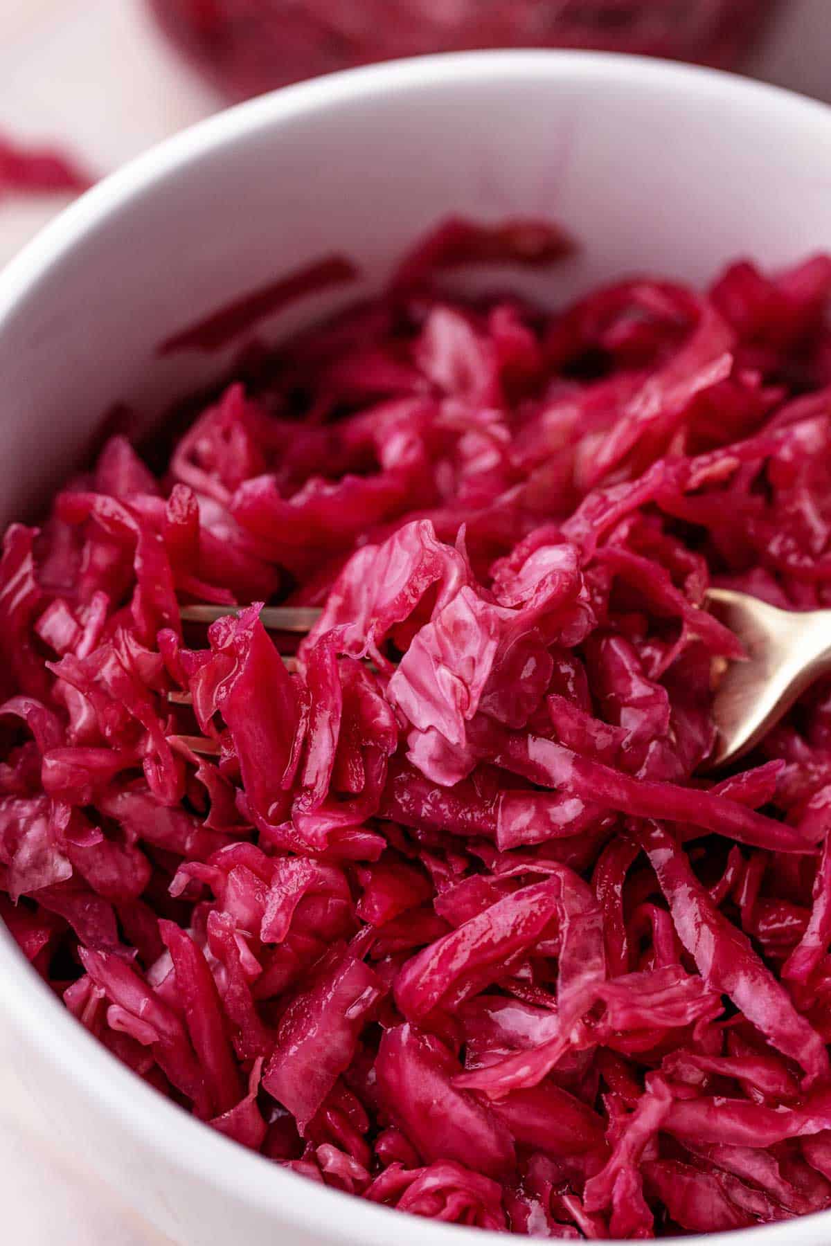 Fermented Red Cabbage.