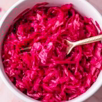 Fermented Red Cabbage.