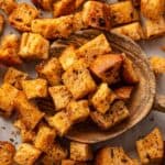 Crispy Garlic Herb Croutons You’ll Want to Put on Everything.