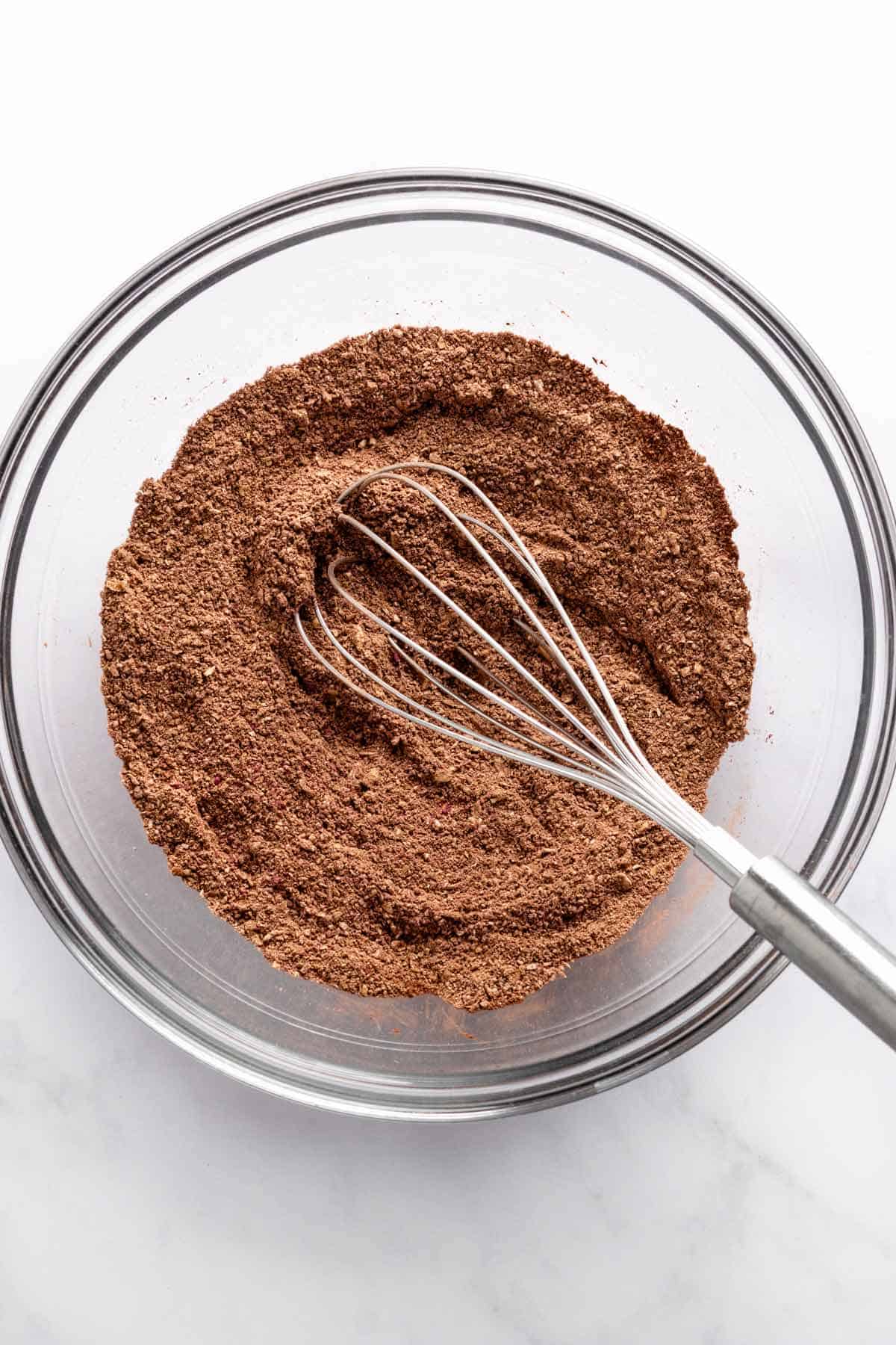 cocoa powder in a bowl.