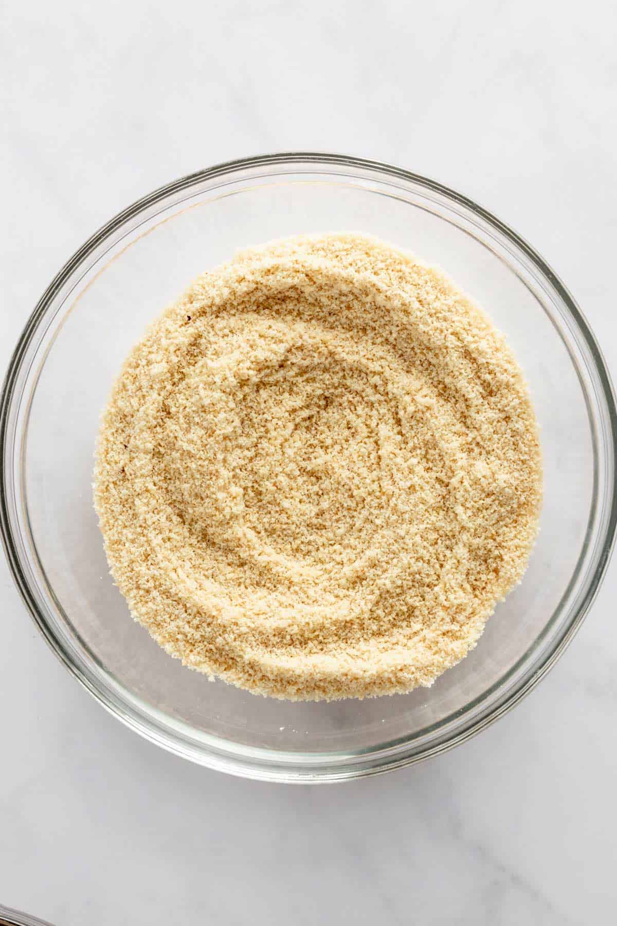 almond flour in a bowl.