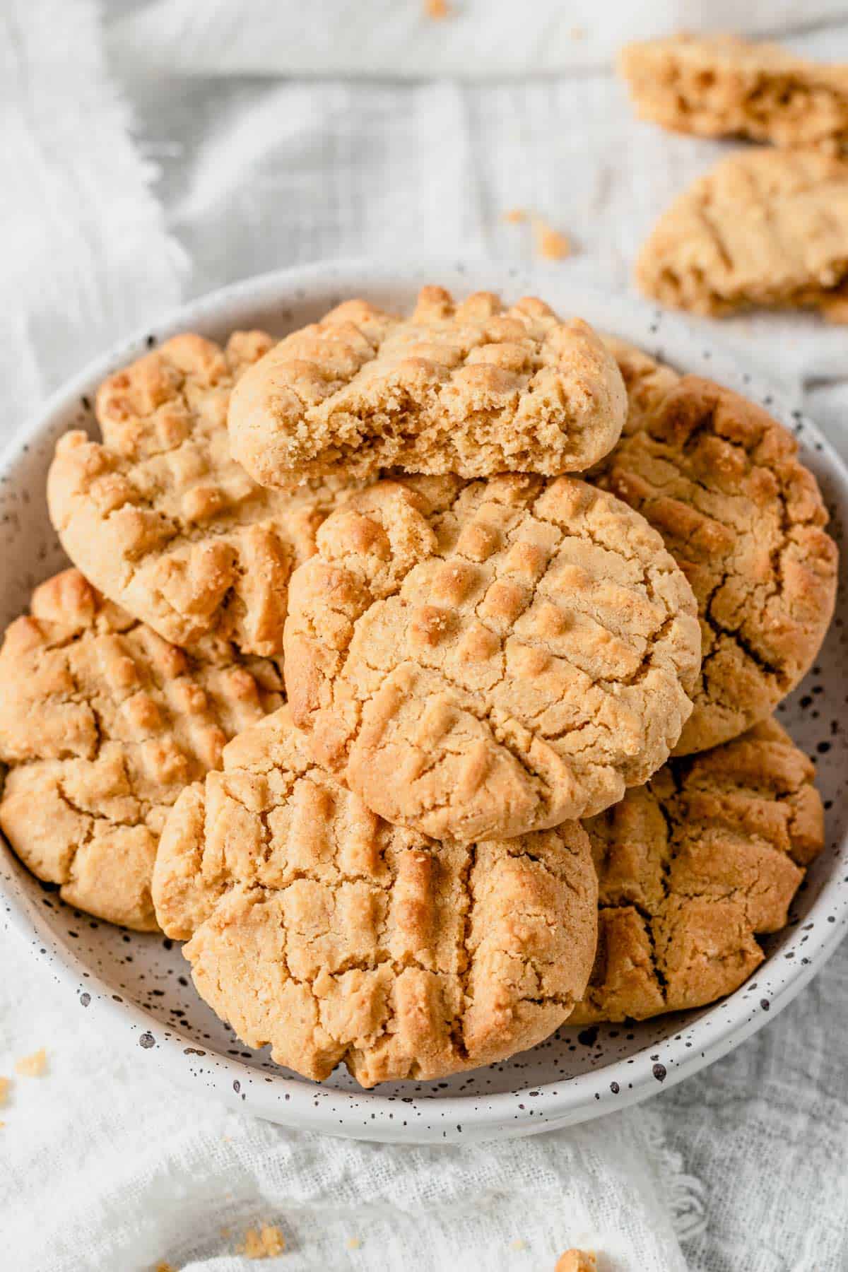 The Best Air Fryer Peanut Butter Cookies Gluten free