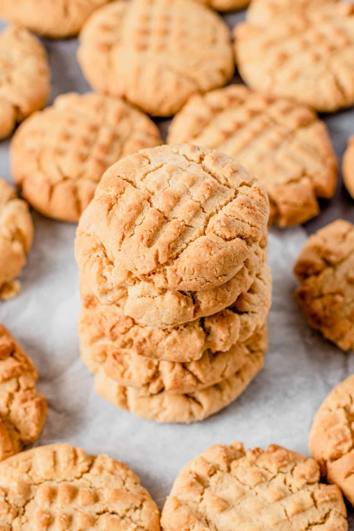 Air Fryer Peanut Butter Cookies - Healthful Blondie