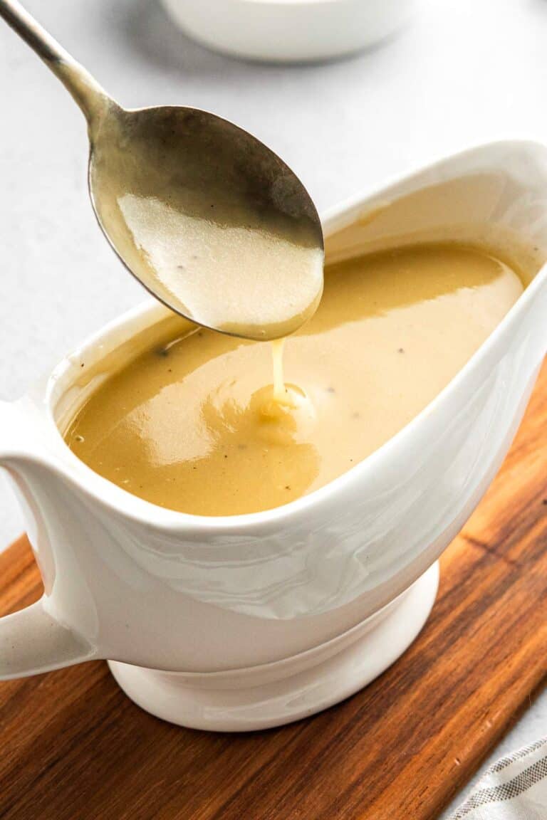 GlutenFree Turkey Gravy (From Drippings) The Yummy Bowl