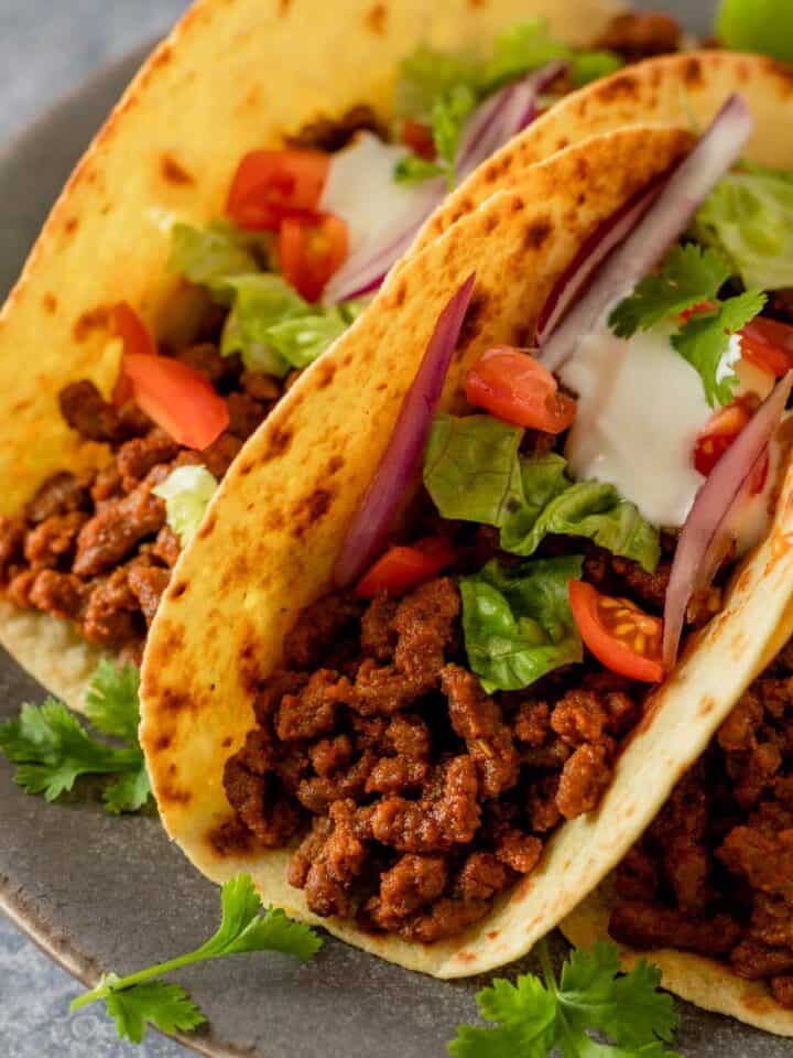 ground beef tacos