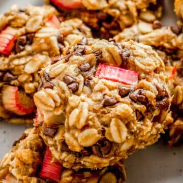 rhubarb cookies.