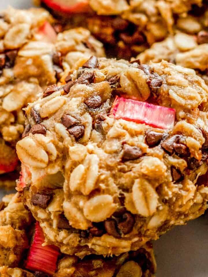 rhubarb cookies.