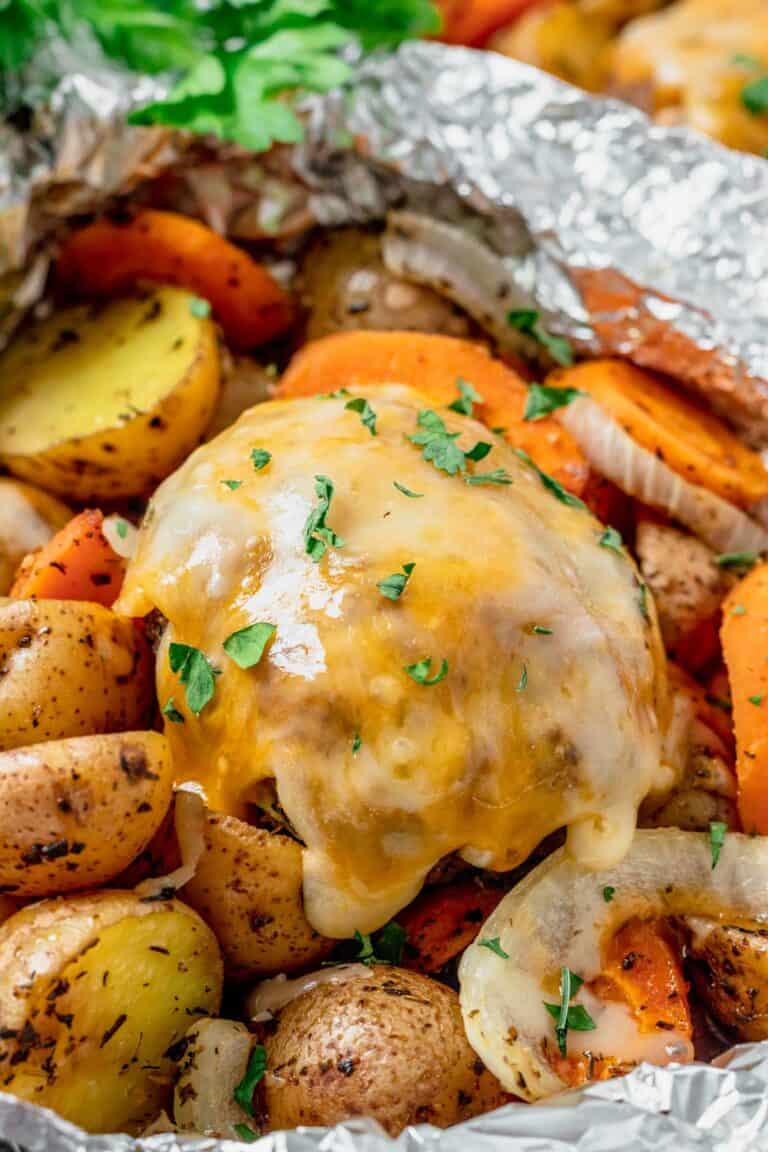 Hamburger Foil Packets - Easy Hobo Dinner (Oven or Grill) - The Yummy Bowl