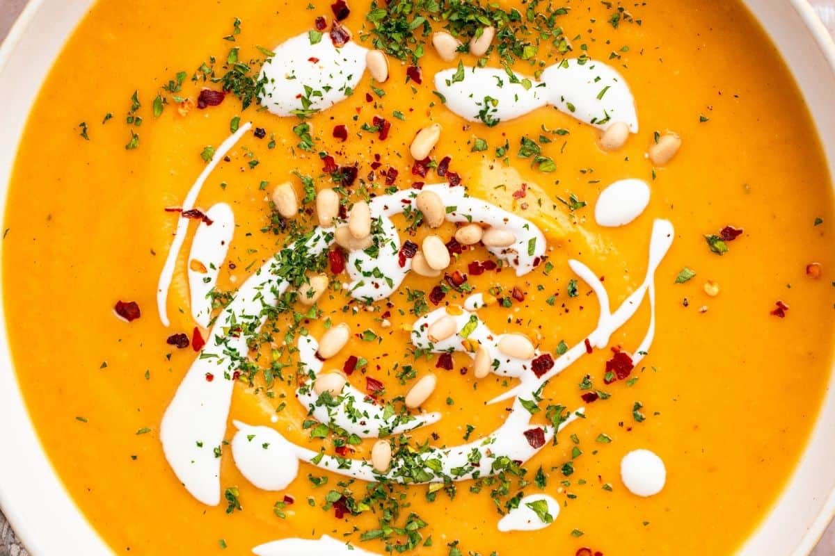 sweet potato soup.