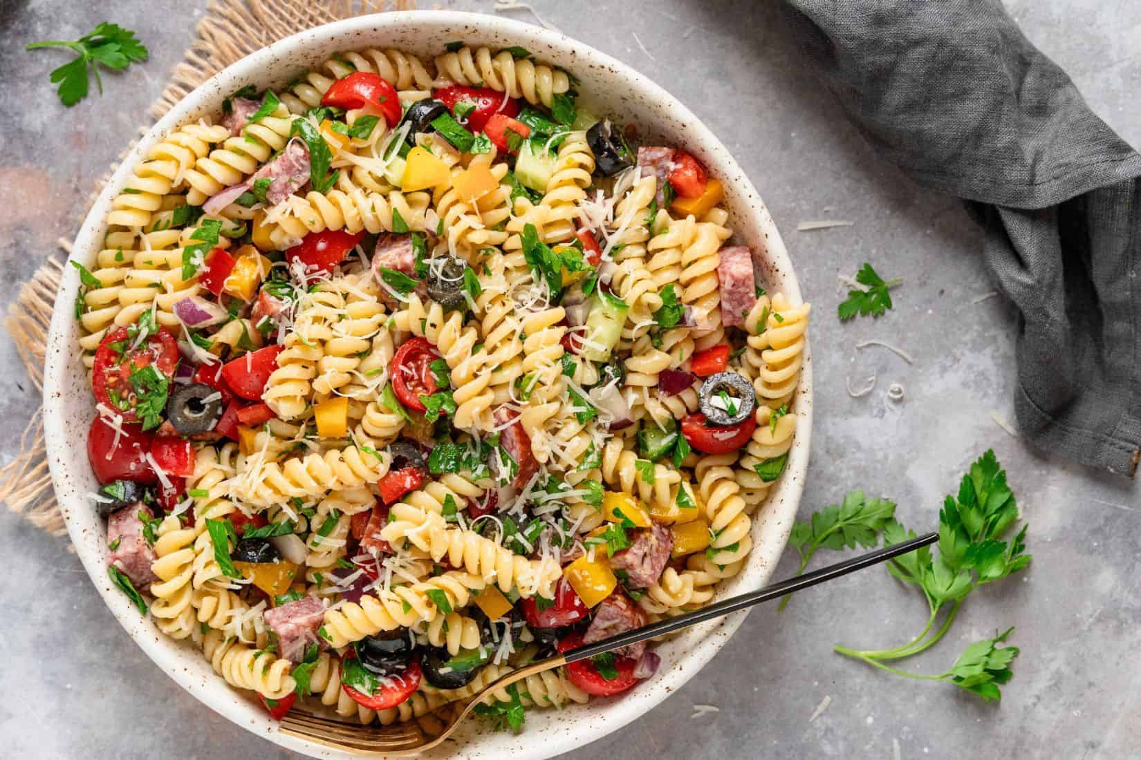 Italian pasta salad.