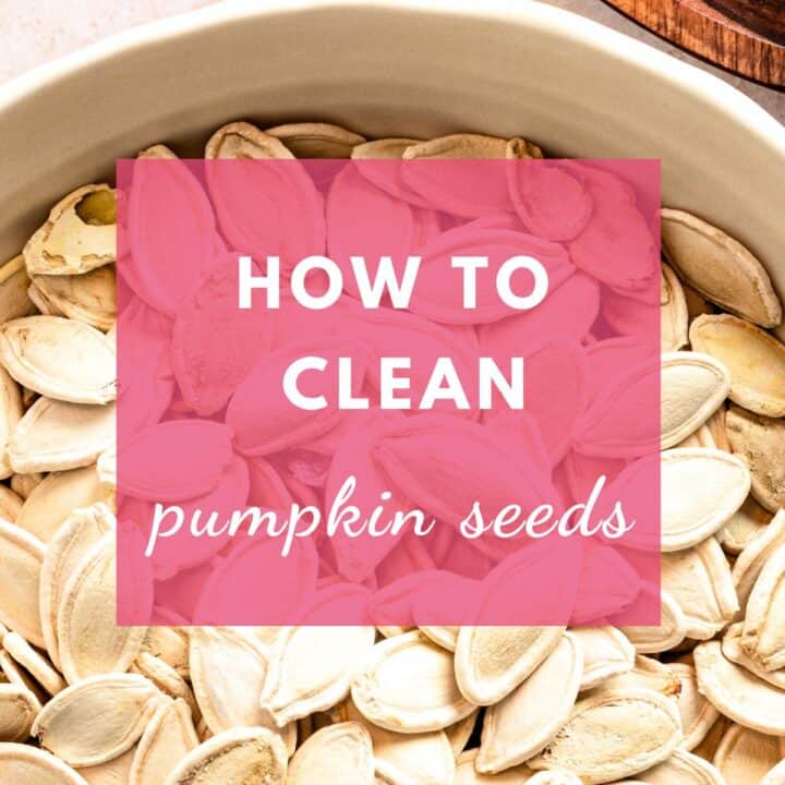 how to clean pumpkin seeds.