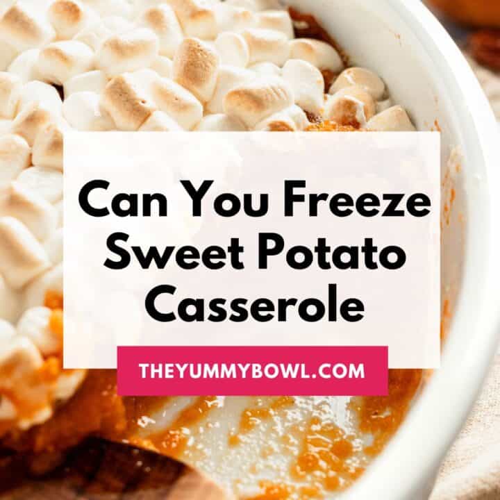 sweet potato casserole.