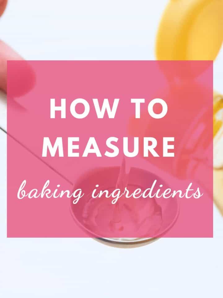 measuring spoons.