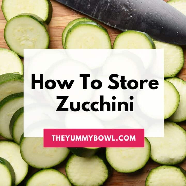 zucchini slices.