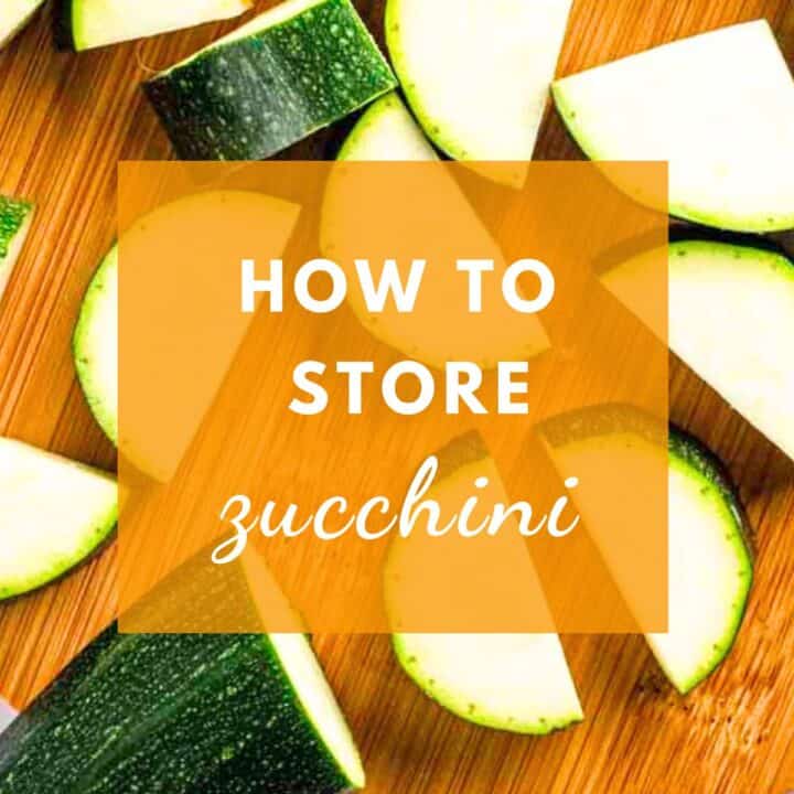 zucchini slices.