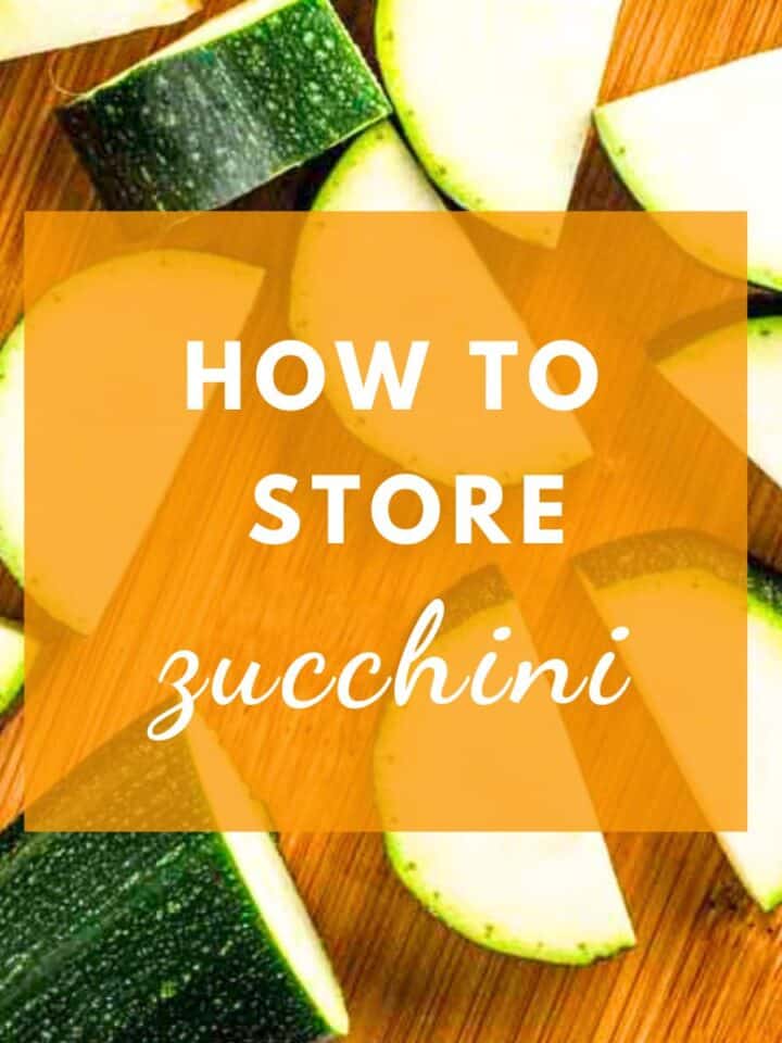 zucchini slices.
