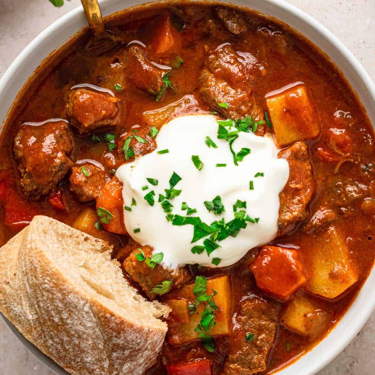 Hearty Hungarian Goulash (Beef Stew)