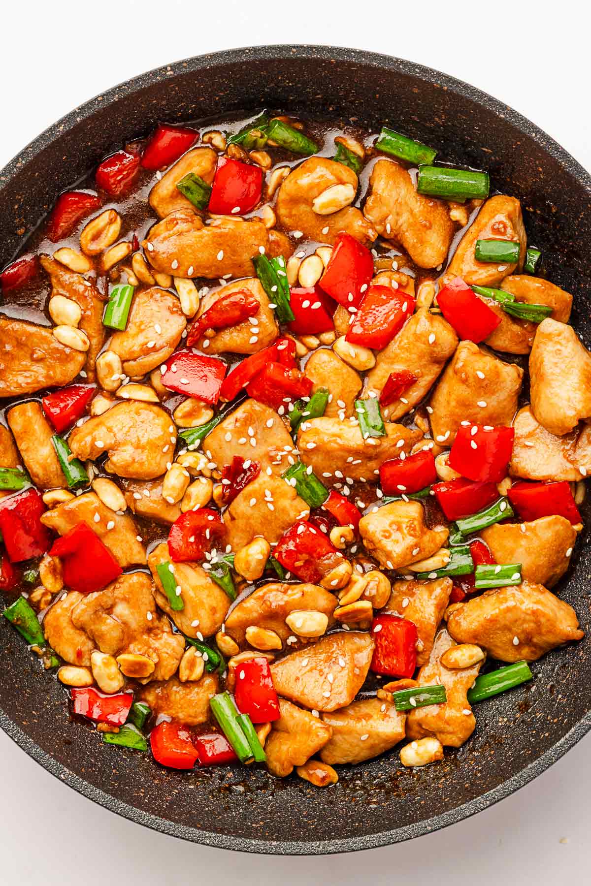 kung pao chicken stir fry.