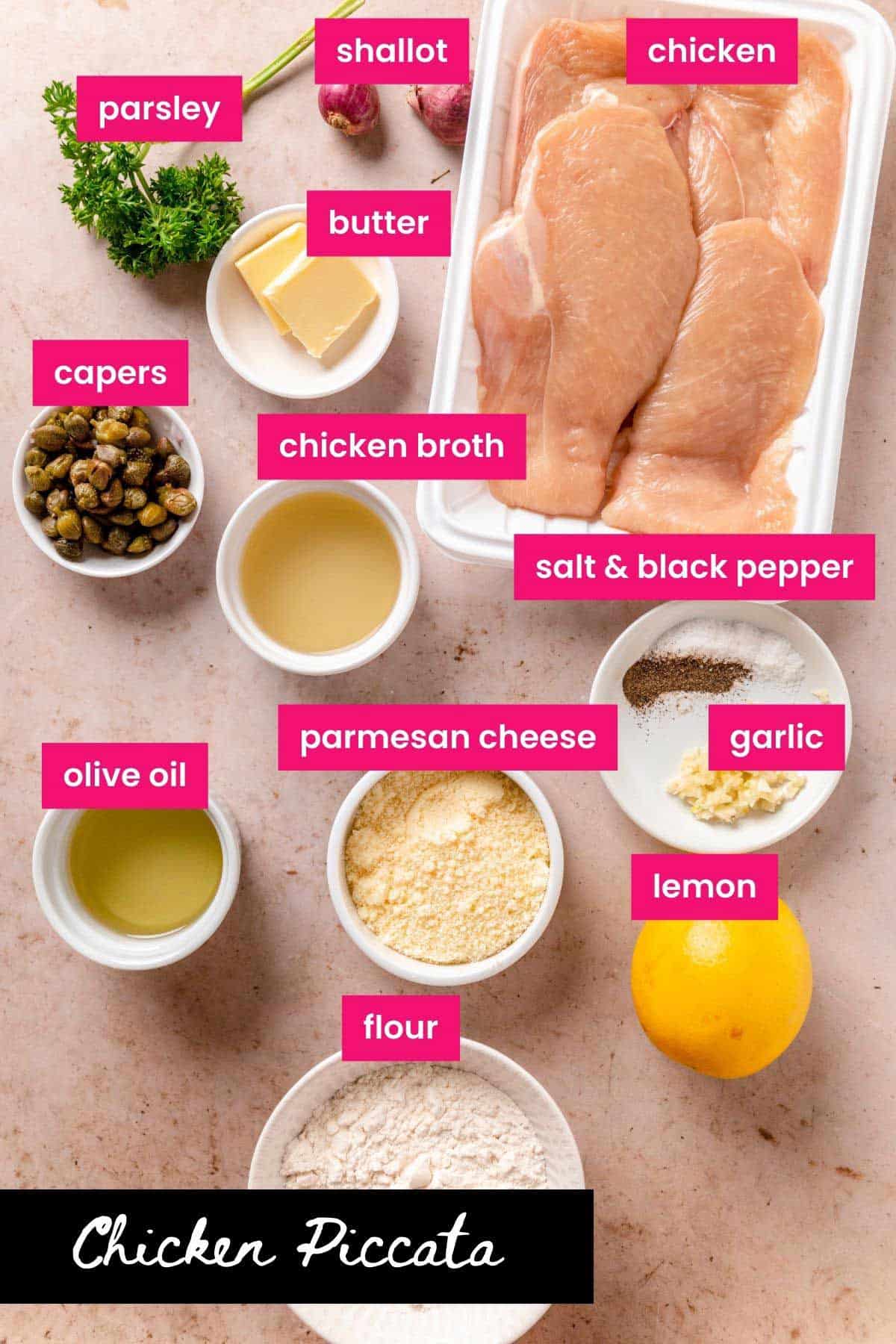 lemon caper chicken ingredients