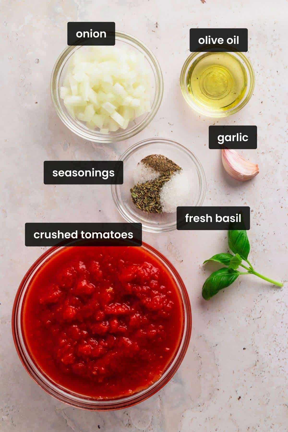 marinara sauce ingredients.