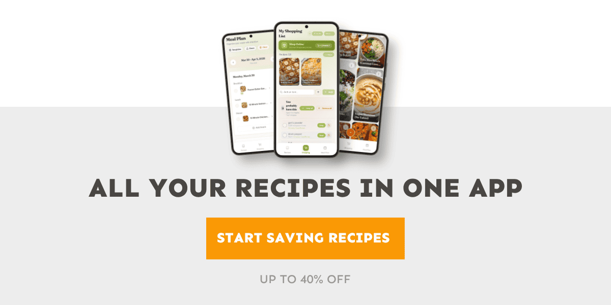 Save recipes for later