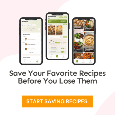 Save recipes for later