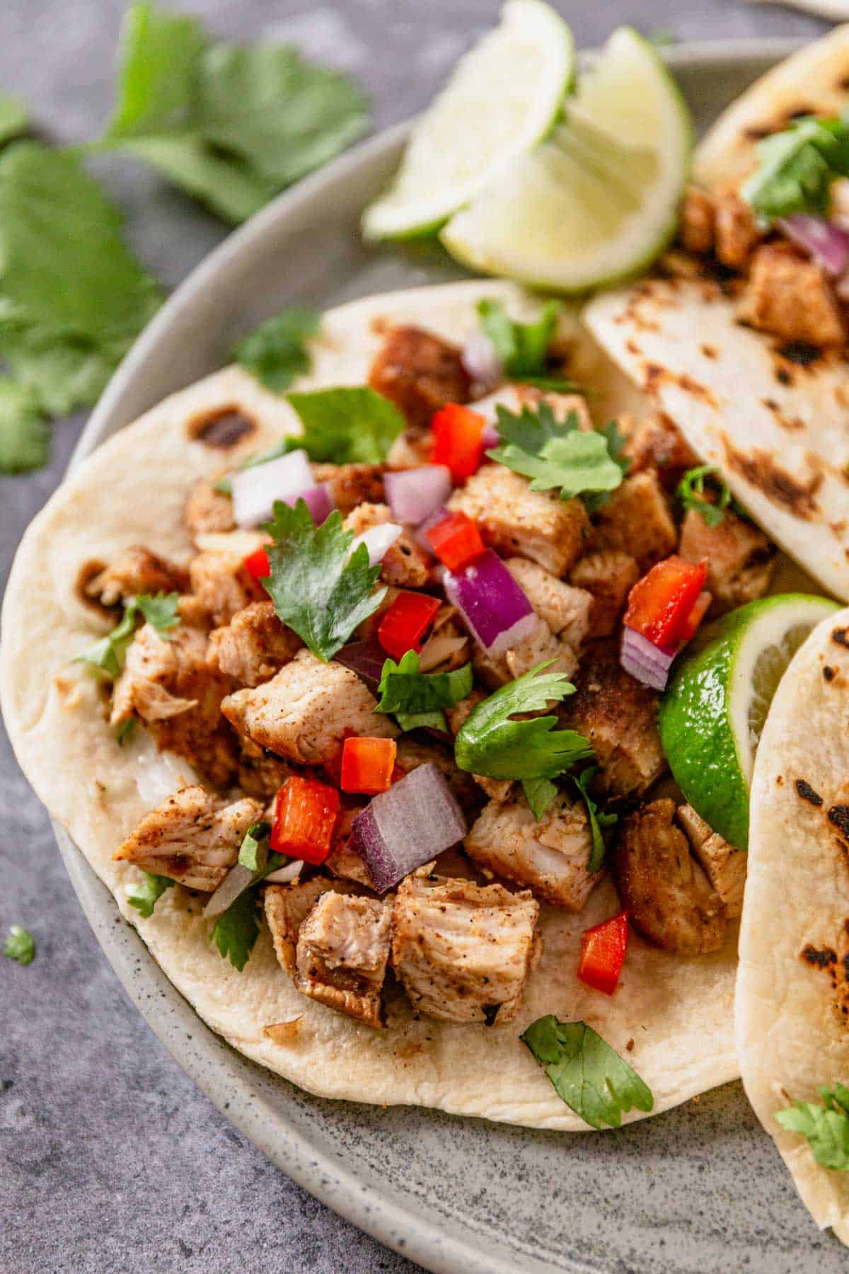 mexican chicken street tacos