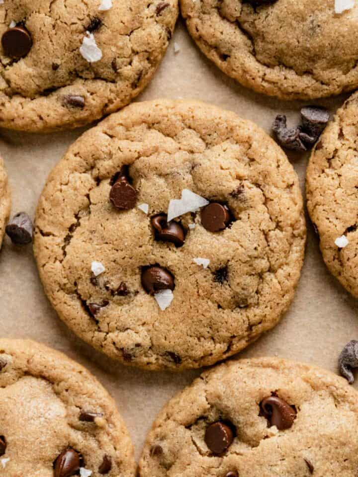 chewy mini chocolate chip cookies