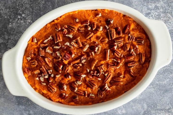 Old Fashioned Sweet Potato Casserole With Marshmallows Super Easy   Old Fashioned Sweet Potato Casserole 14 720x480 