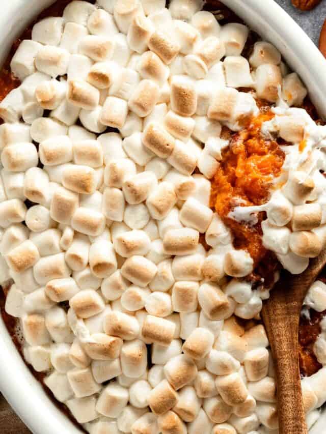 sweet potato casserole.